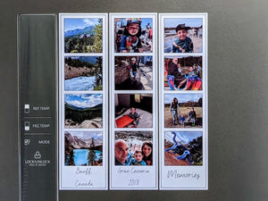 Photo Fridge Magnet, Personalised Magnet, Custom Magnetic Bookmark, Photo Booth Strip Gift for Best Friend Birthday, Fathers Day Gift