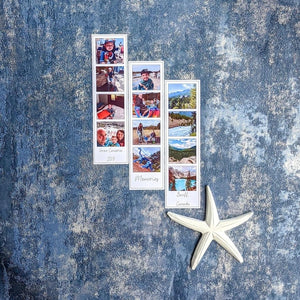 Photo Fridge Magnet, Personalised Magnet, Custom Magnetic Bookmark, Photo Booth Strip Gift for Best Friend Birthday, Fathers Day Gift