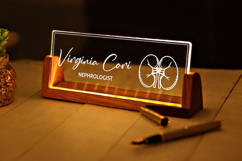 Heart Surgeon Personalized 3D Lamp - Unique Doctor Gift - Heart Surgery Gift - Customized Gifts for Heart Doctor - Cardiologist Gift Ideas