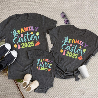 Easter Family Shirts, Family Easter 2025 Shirt,Matching Easter Shirts,Happy Easter Shirt,Easter Matching Tee,Easter Family Gifts,Bunny Shirt