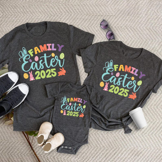 Easter Family Shirts, Family Easter 2025 Shirt,Matching Easter Shirts,Happy Easter Shirt,Easter Matching Tee,Easter Family Gifts,Bunny Shirt
