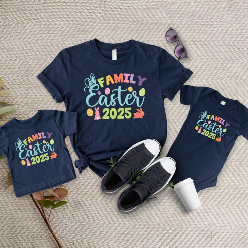 Easter Family Shirts, Family Easter 2025 Shirt,Matching Easter Shirts,Happy Easter Shirt,Easter Matching Tee,Easter Family Gifts,Bunny Shirt
