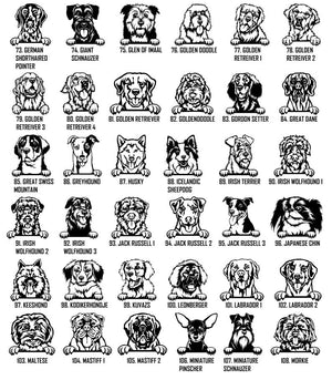 Personalized Peeking dogs Metal Wall Coat Hanger, Dog leash holder, Keys Holder, Hook Rack, Clothes Hook, Porch Organizer, Home Decor