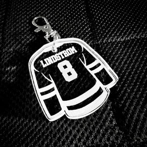 Hockey Bag Tag, Hockey Team Gift, Hockey Keychain, Sports Team Gift, End Of Season Hockey Gift, Pee-wee Hockey gift, Custom Hockey Gift