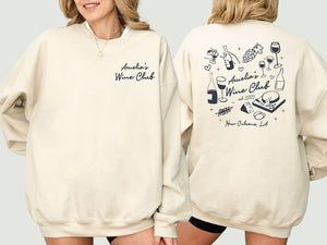 Custom Wine Club Bachelorette Sweatshirt, Winery Bridal Party Shirt, Vino Before Vows Hoodie, Bridesmaid Ask Gift, Wine Bach Club Shirt