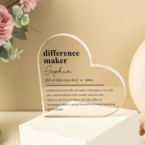 Custom Difference Maker Gifts,Mentor Appreciation Gifts, Leader Gifts,Thank You Present ,Leaving Gifts,Thank You Gifts,Colleagues Gifts