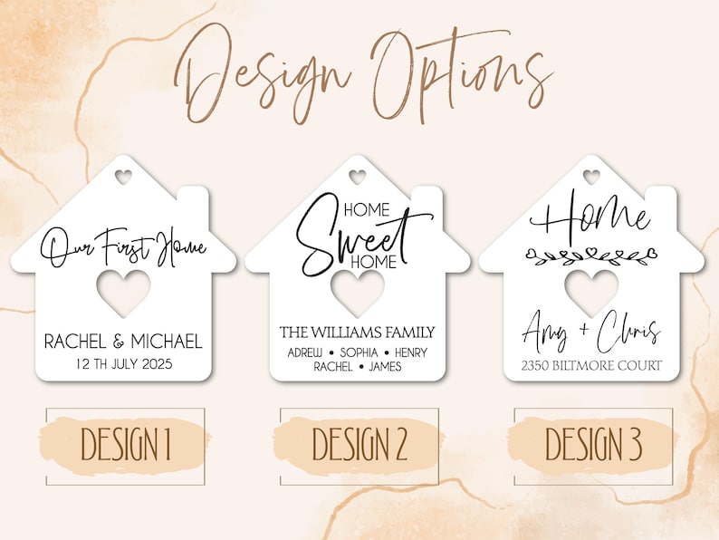 New Home Keychains, Housewarming Gift for Couple, Custom Our First Home Keychain, First Home Gift Keyrings, My First Home Keepsake Keychains