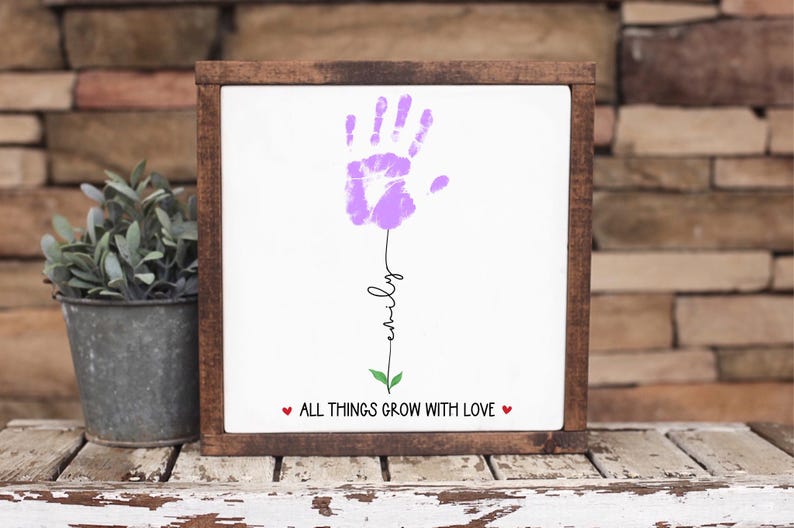 Kid s Mother's Day DIY Mother's Day Sign, Kids DIY Sign, Mother's Day Craft for Kids, Keepsake For Mother's Day 2025, Unique Mom Gift Idea