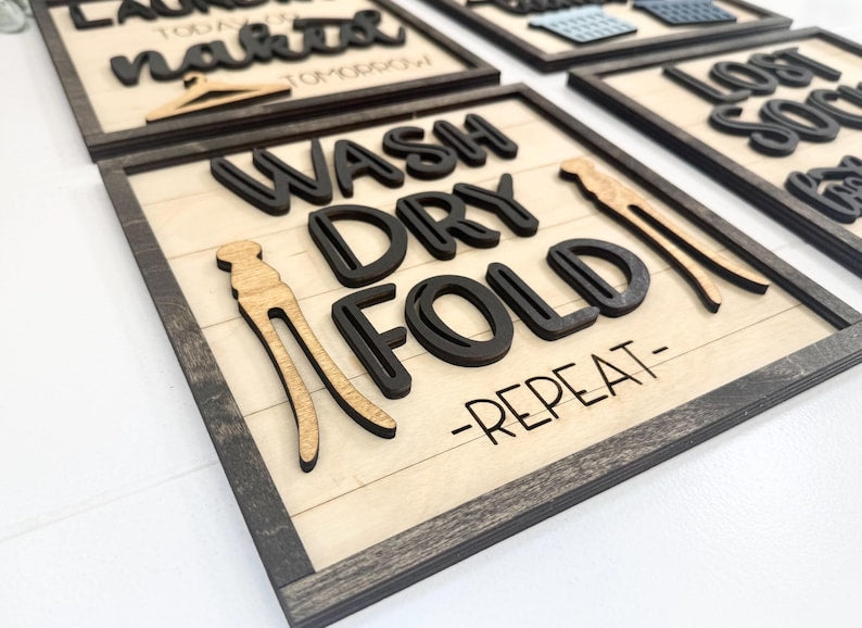 Laundry Room Decorations, Laundry Room Signs, Housewarming Gift