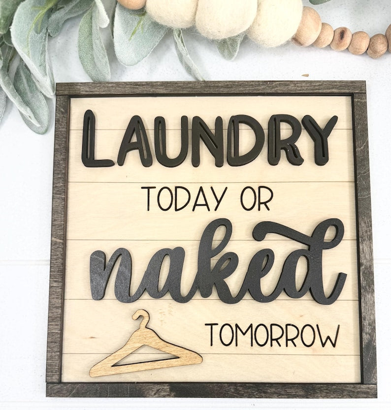 Laundry Room Decorations, Laundry Room Signs, Housewarming Gift