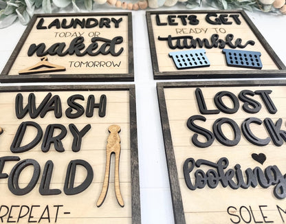 Laundry Room Decorations, Laundry Room Signs, Housewarming Gift