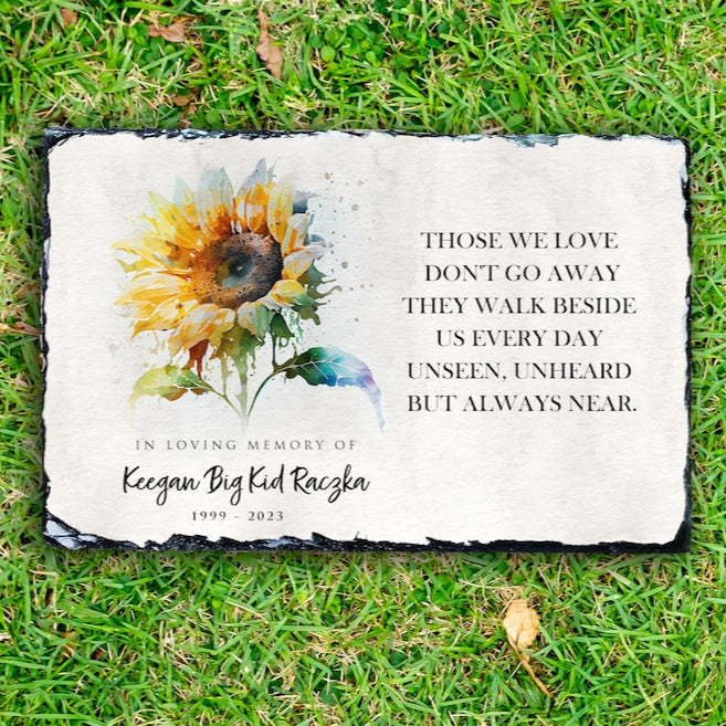 Memorial Stone, Human Memorial Stone, Personalized Sympathy Gift, Memorial Garden Stone, Funeral Gift, Grave Marker, Personalized Memorial