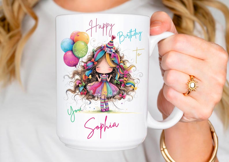 Personalized Birthday Mug, Birthday Gift, Birthday Coffee Mug, Custom Birthday Mug, Birthday Gift for her, Birthday Celebration, Birthday