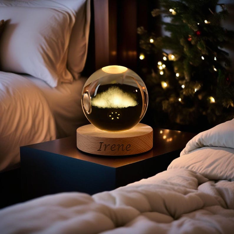 Custom Solar System Night Light, Cloud Night Light, Astronomy Table Lamp, Milky Way Night Lamp, Astronomy Memorial Gift, Bedroom Decor