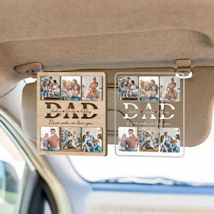 Photo Car Visor Clip Gift For Dad, Fridge Photo Magnet, Car Accessories, Car Decor Picture Frame, Drive Safe Family Gift, Gift For Mom