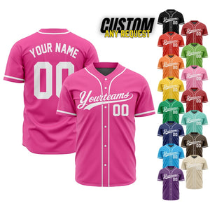 Personalized Team Name And Number Baseball Jersey,Custom Baseball Jersey Shirt, Baseball Jersey Uniform For Fans Baseball Lovers B1