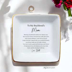 Boyfriend Mom Gift for Boyfriend's Mum Ring Dish-Birthday Gifts-Christmas Gifts For Mother-in-Law