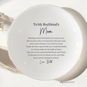 Boyfriend Mom Gift for Boyfriend's Mum Ring Dish-Birthday Gifts-Christmas Gifts For Mother-in-Law