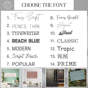 Custom Christmas Sign, Christmas Gifts, Christmas Decor, Create Your Own Sign, Holiday Signs, Seasonal Decor, Christmas Wall Art, Xmas Gifts