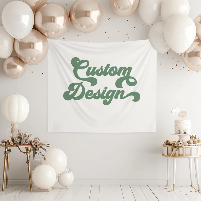 Custom Bachelorette Banner, Custom Birthday Banner, Bachelorette Backdrop, Bridal Shower Backdrop, Custom Design Sign Made to Order