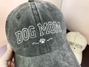 Custom Personalized Dog Mom Hat Dog Dad Hat | Embroidered Baseball Cap | Custom Pet Lover Gift | Mother's Day Gift