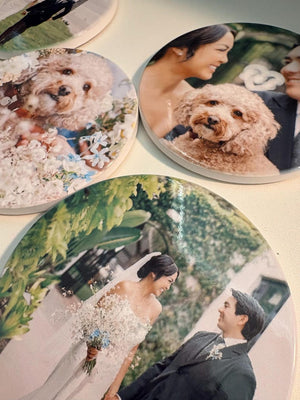 Personalized Coaster Photo Gifts Custom Coaster Customized Coasters Ceramic Round Coaster Personalized Coaster Gift Idea Custom Photo Gift