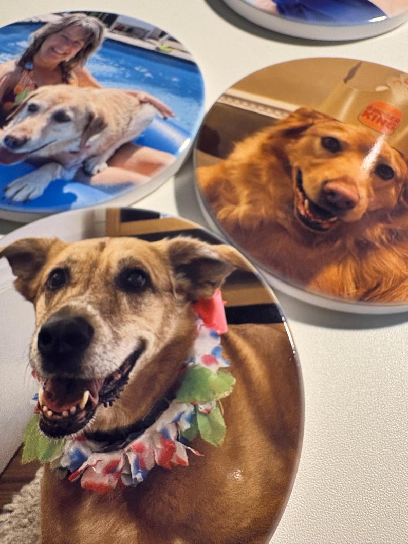 Personalized Coaster Photo Gifts Custom Coaster Customized Coasters Ceramic Round Coaster Personalized Coaster Gift Idea Custom Photo Gift