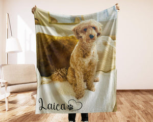 Personalized Photo Blanket Photo Collage Gifts for Him Her Dog Mom Family Friends Custom Gift Special Memory Keepsake Birthday Throw Blanket