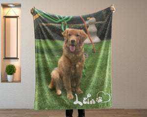 Personalized Photo Blanket Photo Collage Gifts for Him Her Dog Mom Family Friends Custom Gift Special Memory Keepsake Birthday Throw Blanket