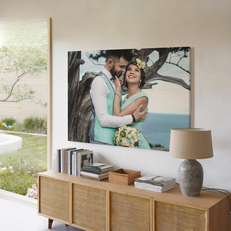 Custom Photo To Canvas, Canvas Print, Wedding Anniversary Gift, Custom Canvas Wall Art, Photography Print, Photo Canvas, Personalized Gift