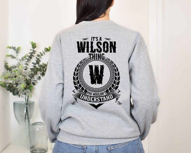 Custom Name Hoodie, Personalization Sweatshirt, It's A Your Name Thing You Wouldn't Understand Hoodie, Custom Gift for Men, Gift for Him