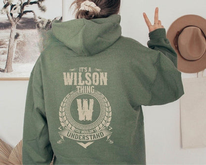 Custom Name Hoodie, Personalization Sweatshirt, It's A Your Name Thing You Wouldn't Understand Hoodie, Custom Gift for Men, Gift for Him