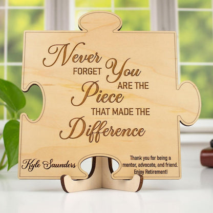 Mentor Gift, Farewell Gift for Coworker, Colleague, Teacher, Friend, Retiring Present, Happy Retirement For Boss, Customized Retirement Gift