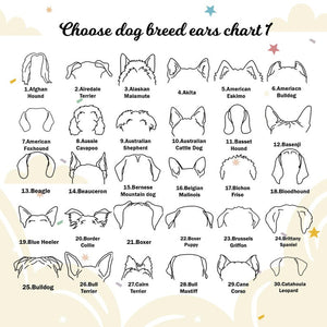 Custom Dog Ear Memorial frame Sign from Photo, Memorial Pet Collar Holder, Dog Memorial Wood Frame With Collar Holder, Dog Ear Outline