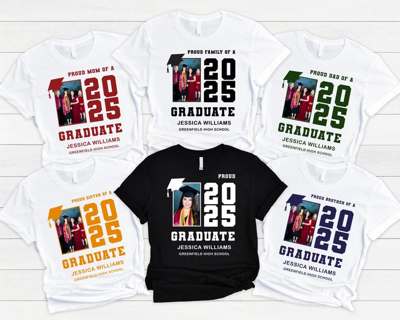 Proud Family Graduation Shirt,Custom Graduate Gift, graduation shirts for family, graduation shirt, graduation party, 2025 graduation