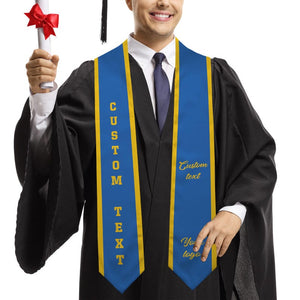 Custom Class of 2026 stoles Graduation Personalized Logo Text Grad Stole Sash Customized Gradute Stole with Your Design Grad Gifts Idea