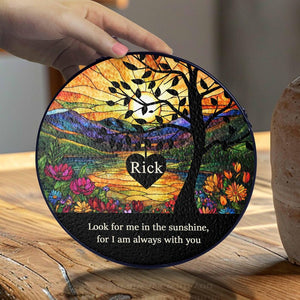 Memorial Stained Glass Suncatcher/Lightcatcher Loss Of Dad/Sympathy Gift Memorial Suncatcher/Loss Of Dad/Mom Sympathy Gift/Remembrance Gifts