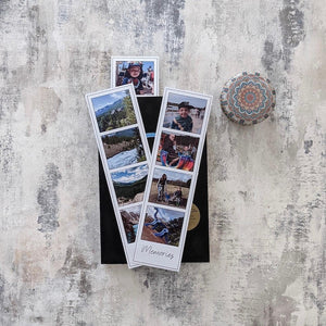 Photo Fridge Magnet, Personalised Magnet, Custom Magnetic Bookmark, Photo Booth Strip Gift for Best Friend Birthday, Fathers Day Gift