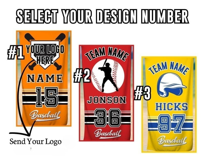 Custom Baseball Team LOGO Beach Towel, Baseball Player Gift, Sport Lover Gift, Personalized School Team Club, Baseball Coach Birthday Gift