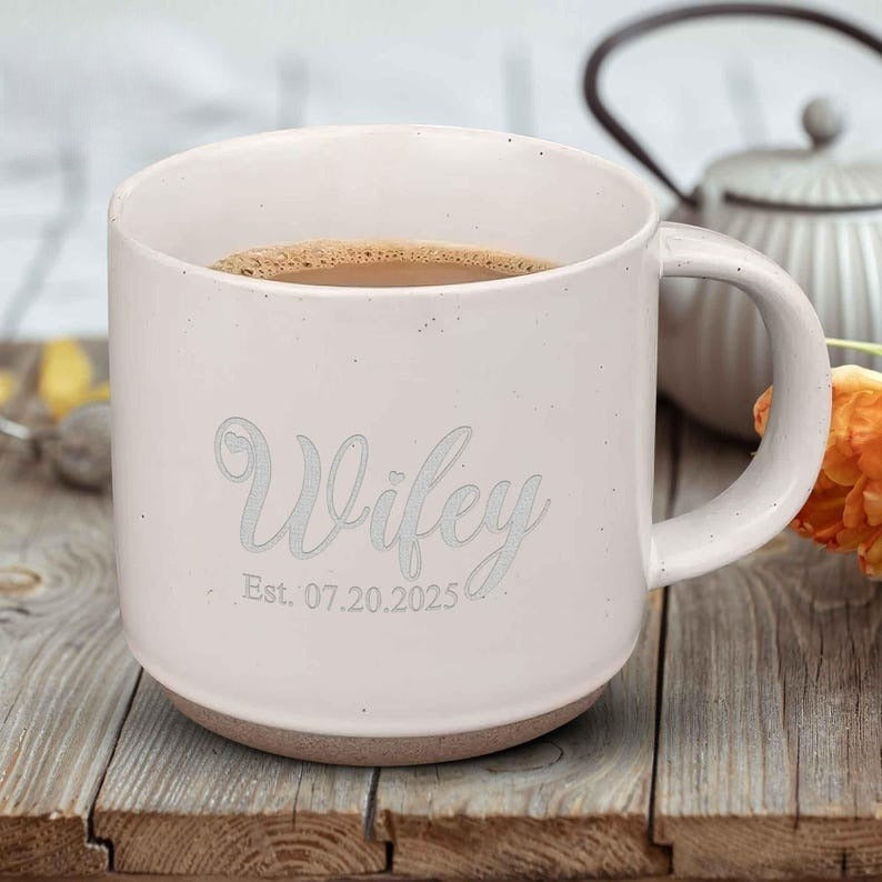 Mr Mrs Mug, Hubby Wifey Custom Couple Coffee Mug, His and Hers Mug, Husband and Wife Mugs, New Bride and Groom Gifts, Engagement Gifts