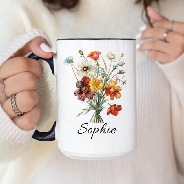 50th Birthday Gift for Women, 50th Birthday Mug, Personalized Birthday Gifts Funny 50th coffee cup 1974, Custom Gift For 50 Year Old, Women