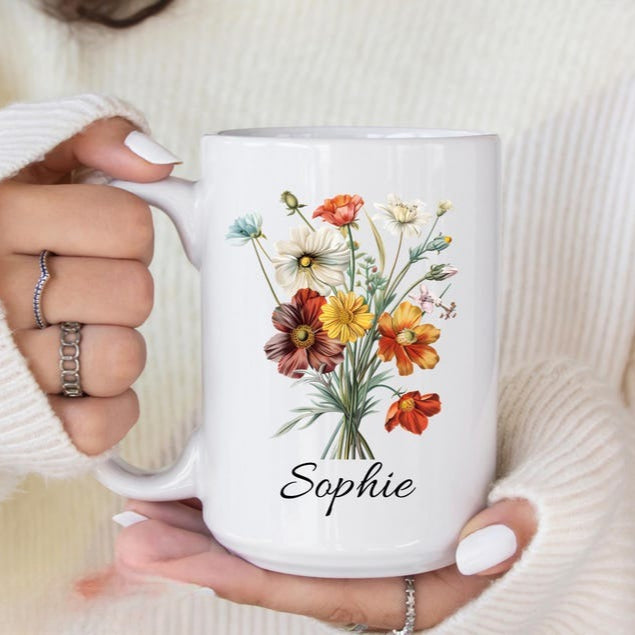 50th Birthday Gift for Women, 50th Birthday Mug, Personalized Birthday Gifts Funny 50th coffee cup 1974, Custom Gift For 50 Year Old, Women