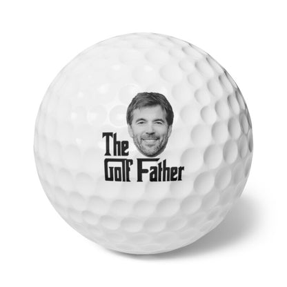 Custom Golf Balls, Personalized Golf Balls, The Golf Father, Father's Day Gift, Gift for Husband, Funny Golf Balls, Golf Gift