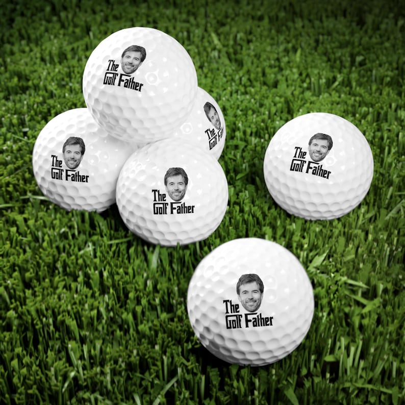 Custom Golf Balls, Personalized Golf Balls, The Golf Father, Father's Day Gift, Gift for Husband, Funny Golf Balls, Golf Gift