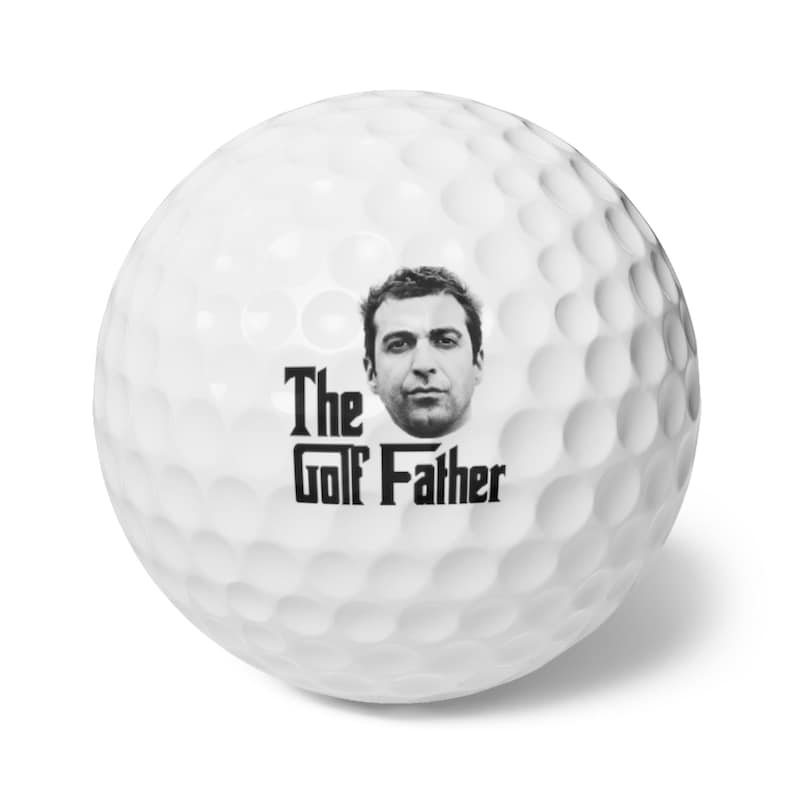 Custom Golf Balls, Personalized Golf Balls, The Golf Father, Father's Day Gift, Gift for Husband, Funny Golf Balls, Golf Gift