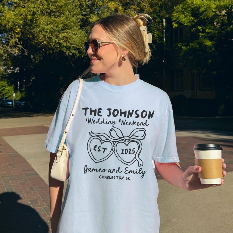 Custom Wedding Shirts, Wedding Toss Shirt, Wedding Merch T Shirt, Funny Bridal Party Gift, Wedding Guest Party Favors, Matching Wedding Tees