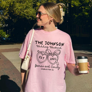 Custom Wedding Shirts, Wedding Toss Shirt, Wedding Merch T Shirt, Funny Bridal Party Gift, Wedding Guest Party Favors, Matching Wedding Tees