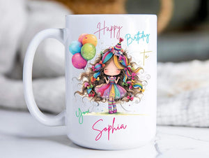Personalized Birthday Mug, Birthday Gift, Birthday Coffee Mug, Custom Birthday Mug, Birthday Gift for her, Birthday Celebration, Birthday