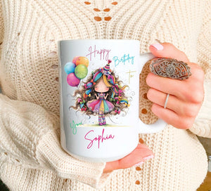 Personalized Birthday Mug, Birthday Gift, Birthday Coffee Mug, Custom Birthday Mug, Birthday Gift for her, Birthday Celebration, Birthday