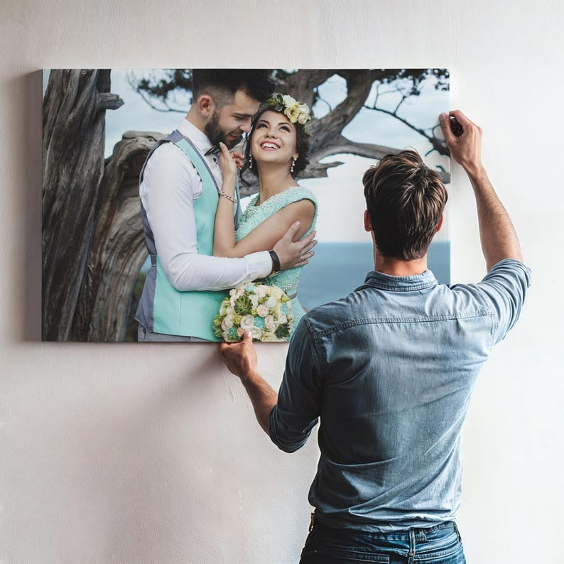 Custom Photo To Canvas, Canvas Print, Wedding Anniversary Gift, Custom Canvas Wall Art, Photography Print, Photo Canvas, Personalized Gift